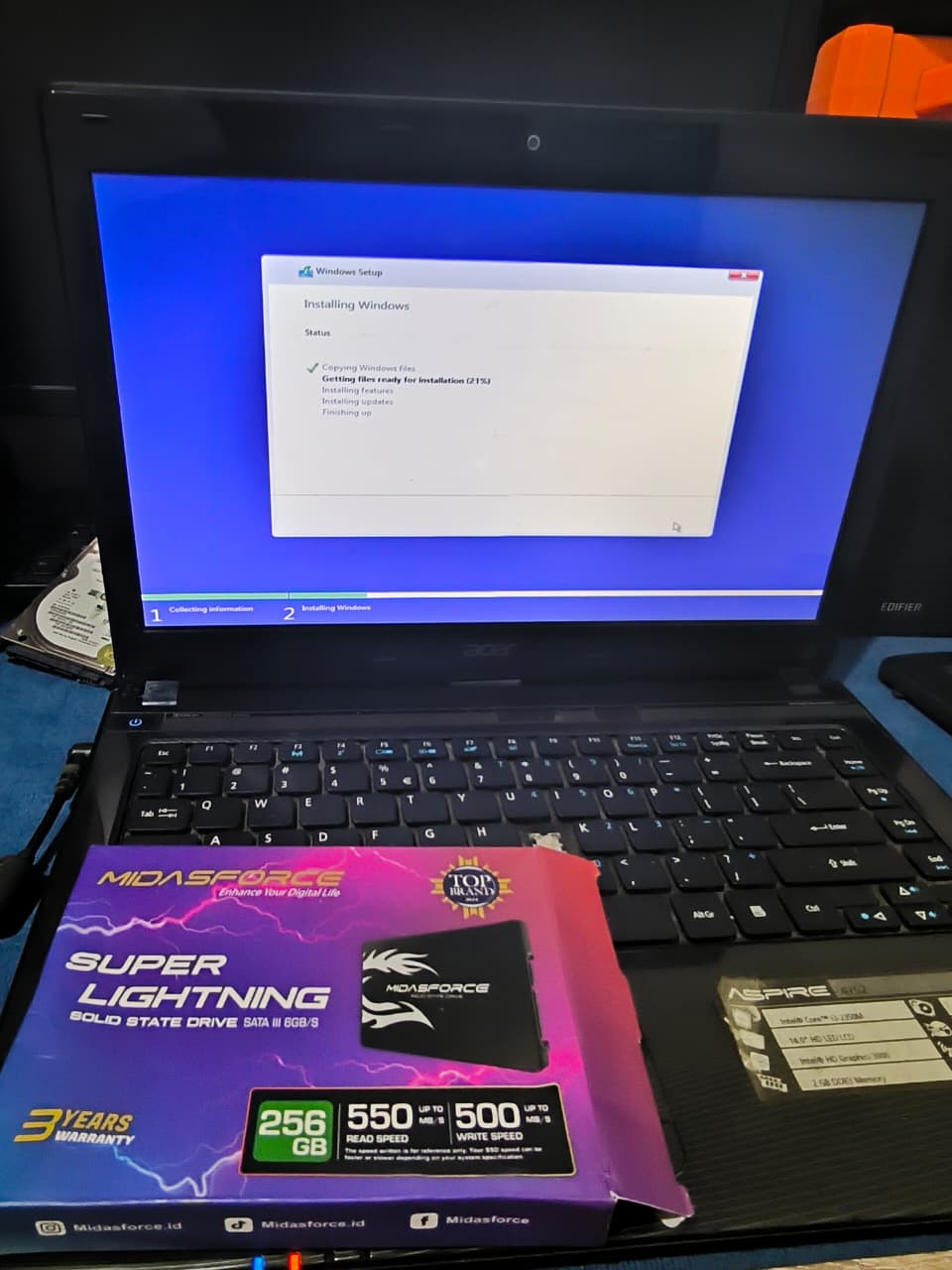 Laptop SSD Upgrade